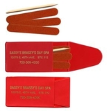 Custom Pocket & Purse Nail File Kit w/ 3 Emery Boards & Cuticle Stick
