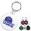 Custom Circle Key Fob Keychain - Spot Printed, Price/piece