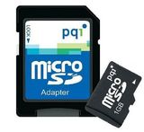 Custom Micro SD Card 1 GB with Adapter, 1.18