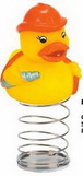 Custom Rubber Fireman Duck Bobble