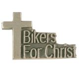 Custom Bikers For Christ Lapel Pin, 1 1/2
