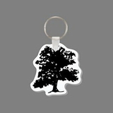 Key Ring & Punch Tag - Elm Tree Silhouette