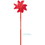 Custom Pinwheel W/ Logo, Red Plastic 4.5" Dia, Price/piece