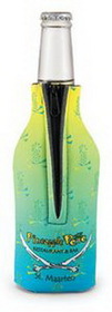 Custom Zipper Bottle Coolie Bottle Cover - 3 3/4"x8" (4 Color Process)