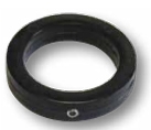 Blank Black Neverfurl Shaft Collar Ring for 1 1/2