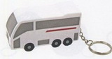 Custom Tour Bus Keychain Stress Reliever Toy