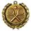 Custom Stock Tennis Medal w/ Wreath Edge (1 1/2"), Price/piece