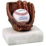 Blank Hand Painted Resin Baseball Glove (6 1/2