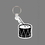 Key Ring & Punch Tag W/ Tab - Drum & Drum Sticks, Price/piece
