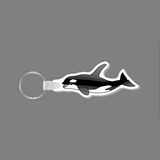 Custom Key Ring & Punch Tag - Orca Whale Tag W/ Tab