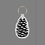 Key Ring & Punch Tag - Pine Cone Tag, Price/piece