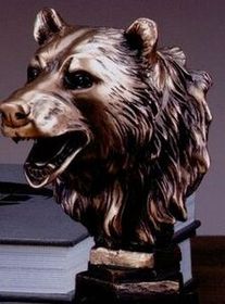 Custom 8" Bear Head Trophy