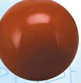 Custom 16" Inflatable Solid Brown Beach Ball