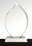 Custom 121-FL06CZ  - Flame Award with Base-Starfire Glass, Price/piece