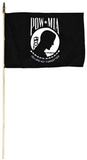 Custom POW-MIA Lightweight Cotton Mounted Flag (4