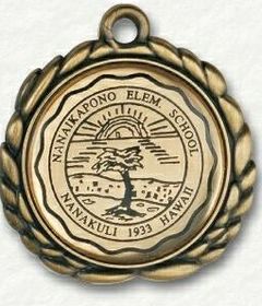 Custom Express Medallion with 2" Mylar Insert (2 1/2")
