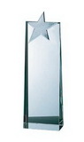 Custom Metal Star Tower Award - Medium, 9 1/4