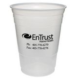 Custom 16 Oz. Translucent Large Plastic Party Cup (Offset Printing)