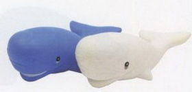 Custom Blue Whale Stress Reliever Squeeze Toy