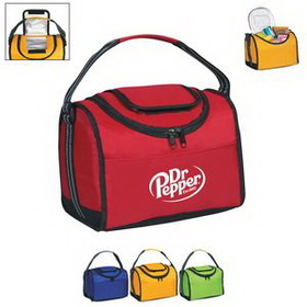 Custom Flip Flap Cooler Lunch Bag, 11" W x 8" H x 7" D