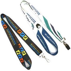 Custom 5-Day Rush Dye-Sublimation Lanyards 3/4" (20Mm)