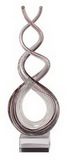 Custom Intricate Twists Inspired Art Glass Award - 15 1/2