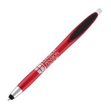 Custom Cloud Stylus Pen w/Screen Cleaner - Red