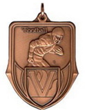Custom 100 Series Stock Medal (Football Player) Gold, Silver, Bronze