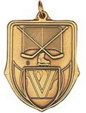 Custom 100 Series Stock Medal (Inline Hockey) Gold, Silver, Bronze