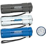 Custom 9-LED Metal Compact Flashlight