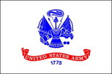 Custom Army Plastic Mounted Flag (4