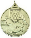 Custom 400 Series Stock Medal (Water Ski) Gold, Silver, Bronze