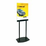 2-Sided Black and Clear Acrylic Poster Stand