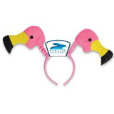 Flamingo Bopper Headband w/ Custom Printed Paper Icon