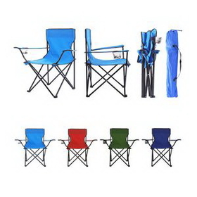 Custom Outdoor Folding Chair With Carry Bag, 14" L x 14" W x 23" H