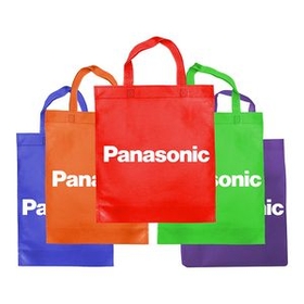 Custom Non-Woven Promotional Tote Bag, 13 1/2" W x 16" H x 4 3/4" D