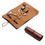 Custom PU Leather Pen/Key/Earphone/ChargingCable Holder, 10 1/2" L x 7 1/2" W, Price/piece