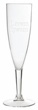 Custom Acrylic Champagne Flute (Laser Engraved)