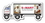 Custom TuffMag Stock 30 Mil Semi Truck & Trailer Magnet (4.125"x1.875"), Price/piece
