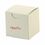 Custom White Gloss Gift Box (2"X2"X2"), Price/piece
