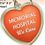 Custom Heart Acrylic Key Tag (2-1/8"x2"), Price/piece