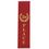 Blank 2Nd Place Red English Satin Ribbon W/Pinked Top & Bottom, 8" L X 2" W, Price/piece