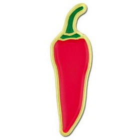 Blank Chili Pepper Pin, 1" H x 3/8" W