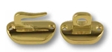 Custom Brass Hook & Eye for Flagpole
