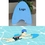 Custom Swim Learning Float Board, 16.4"" L x 12.5"" W x 1.2" H, Price/piece