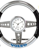 Custom Steering Wheel Clock (Black), 2 1/2