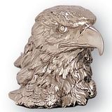 Blank Bright Silver Resin Eagle Head W/1/4
