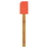 Custom Silicone Spatula with Bamboo Handle - Red, 11 3/4" L x 1 1/2" W x 1/4" Thick, Price/piece
