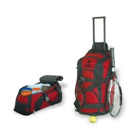 Custom 26" Navigator Rolling Duffle Bag w/ 4 Pockets, Carry on Luggage Bag, Weekender Bag, Sports bag