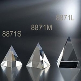 Custom Indigo Pyramid Optic Crystal (Small), 2.75